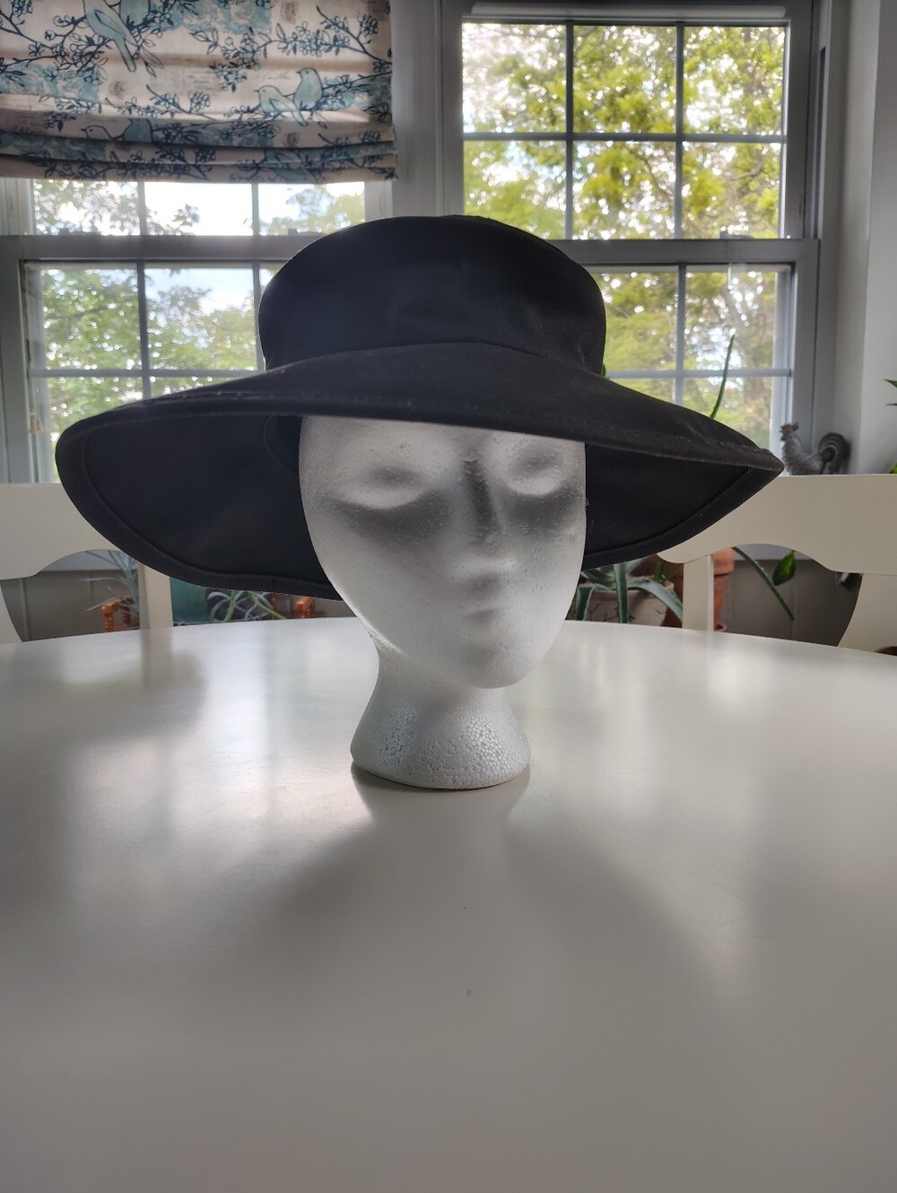 Ignatus Black Asemetrical Canvas Bucket Hat
